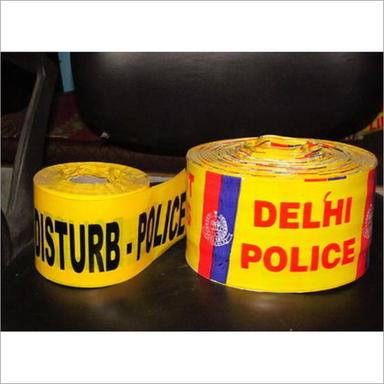 Police Warning Tape Usage: Barrier