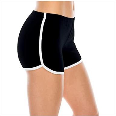 Black Women Sports Shorts Gym Workout Yoga Short