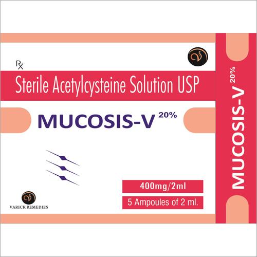 2 Ml Sterile Acetylcysteine Solution Usp Injection at Best Price in