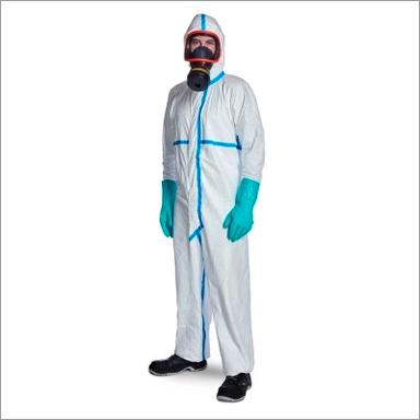 White Dupont Tyvek Protective Suit