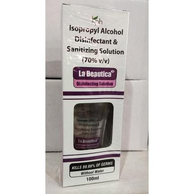 Transparent Isopropyl Alcohol Disinfectant 100Ml