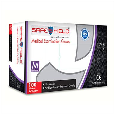 Milky White Safeshield Latex Examination Gloves