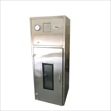 White- Silver. Floor Mounted Dynamic Pass Box