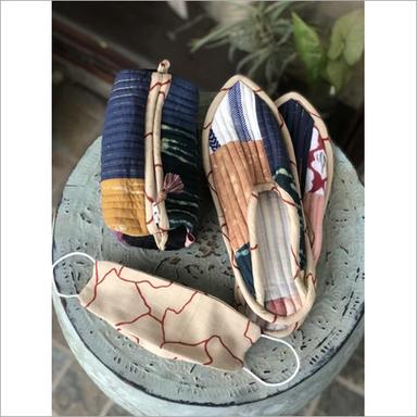Multi Color Ladies Slippers Gift Set