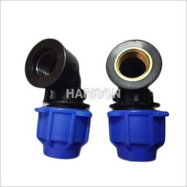 Black & Blue Pp Compression Brass Male Thread