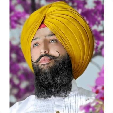 Yellow Mustard Plain Punjabi Turban Cloth