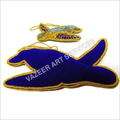 Blue Christmas Hanging Badges