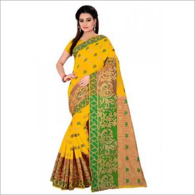 Mor Print Cotton Silk Sarees