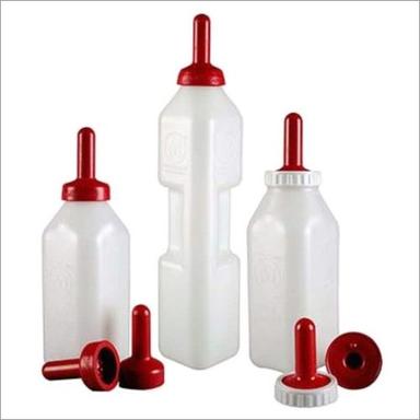 Red And White Dairy Calf Feeding Bottle