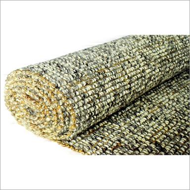 Natural Golden Wool Jute Boucle Grey Rug