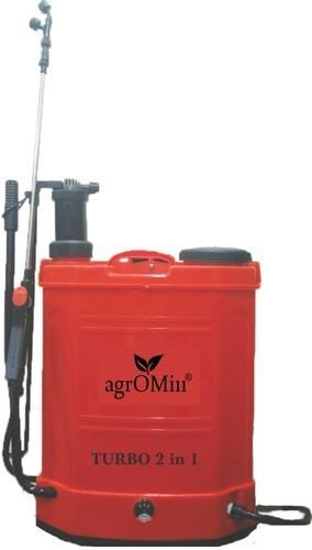 Multi Colour Agromill Turbo Battery Operated 2 In 1 Sprayer