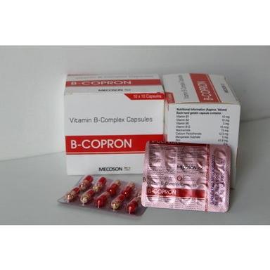 Vitamin B Complex Capsules Store At Cool And Dry Place.
