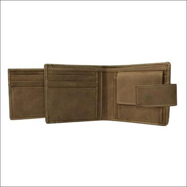 Brown Handmade Hunter Leather Tan Mens Wallet