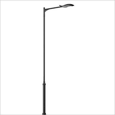 Black Street Light Pole