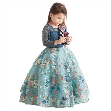 Any Color Girls Party Wear Gown
