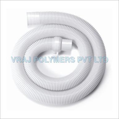 White 2 Meter Washing Machine Outlet Pipe