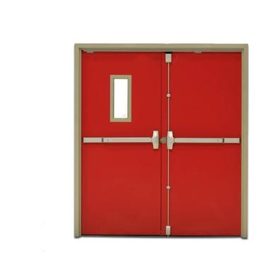 Customize Colors New Product Strong Steel Material Fireproof Rated Fire Door For Building