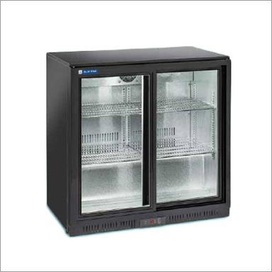 Black Counter Top 2 Door Back Bar Chillers