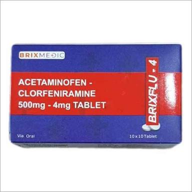 Acetaminophen 500 Plus Chlorpheniramine 4Mg Tablets General Medicines