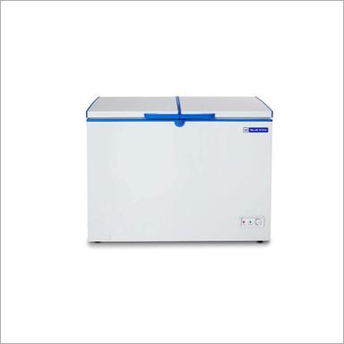 284 Ltr White Blue Star Chf300 Double Door Deep Freezer