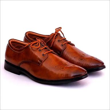 Brown Mens Synthetic Leather Lace Up Shoe