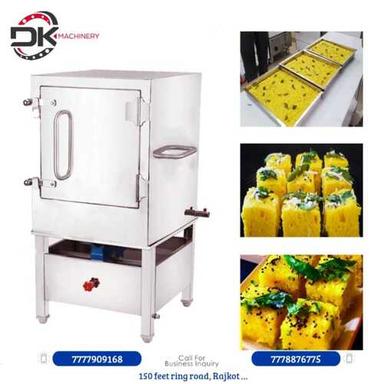 Dhokla Machine Capacity: 6 Try Kg/Hr