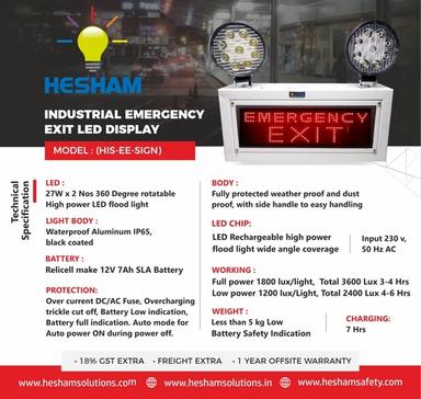 Emergency Exit Light Charging Voltage: 230V Volt (V)