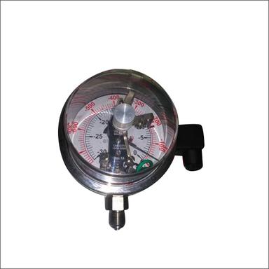 Silver Electrical Contact Pressure Gauge