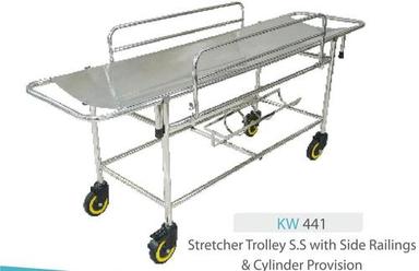 SS Stretcher Trolley