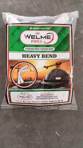 Off White Pvc Pipe Bend