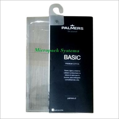 PVC Plastic Underwear Packaging