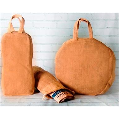 Brown Shoe Hairdryer And Newspaper Jute Bag
