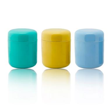 Blue Green Yellow Radiant Cannisters