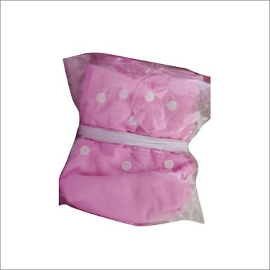 Pink Reusable Cloth Baby Diapers