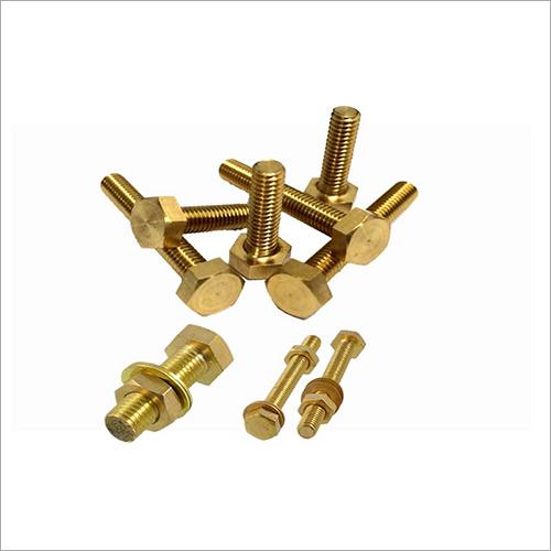 Golden Brass Bolts at Best Price in Jamnagar, Gujarat Omax Brass