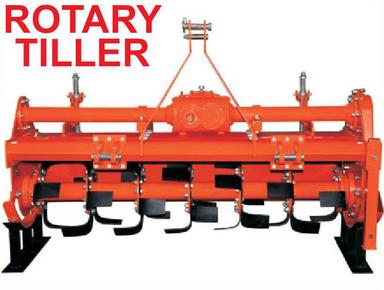 Red Rotary Tiller
