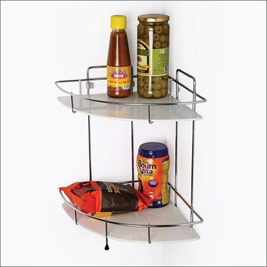 Silver 10X10X14 Inch Double Corner Euro Basket