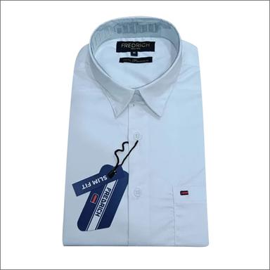 Washable Mens Plain  White Shirts