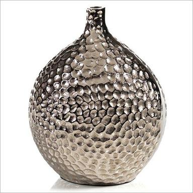 Silver Coating Aluminum Flower Vase