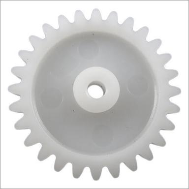 White Flat Cast Nylon Gear