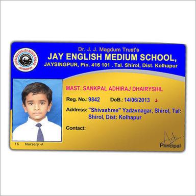 Plastic Digital Printing Student Id Card