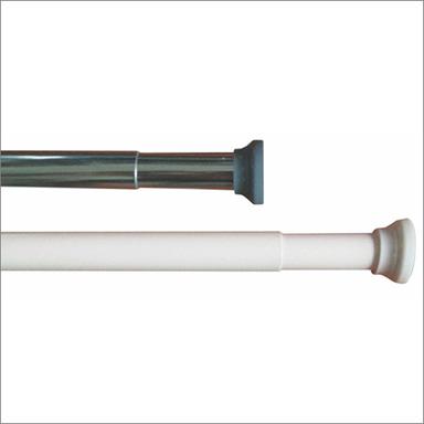 Black Adjustable Curtain Track Rod