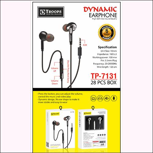 Tp7131 V Dynamic Earphone at Best Price in Virar Signatize