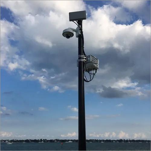 outdoor cctv camera pole