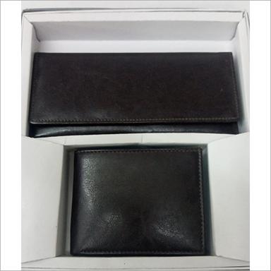 Black Leather Gift Set