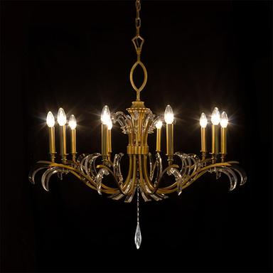 Golden Robb Chandeliers Light