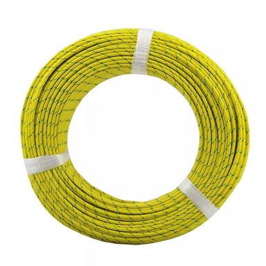 Fiber Glass Braided Yellow Aircraft Used Lacquer Wire