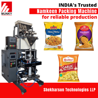 Automatic 2 Head Weigh Filler Namkeen Packaging Machine