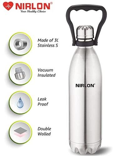 1800Ml Nirlon Stainless Steel Vaccum Insulated Bottle Warranty: 1 Year