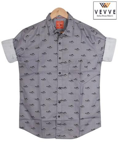 Men Regular Fit Printed Casual Shirt